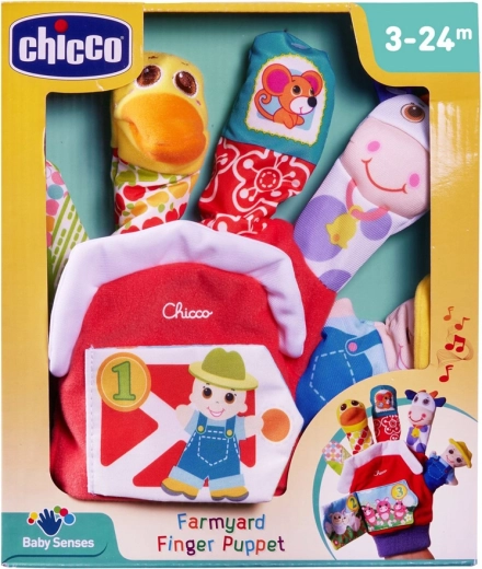 Chicco rankinė lėlė „Farma su garsais“ 3 mėn.+