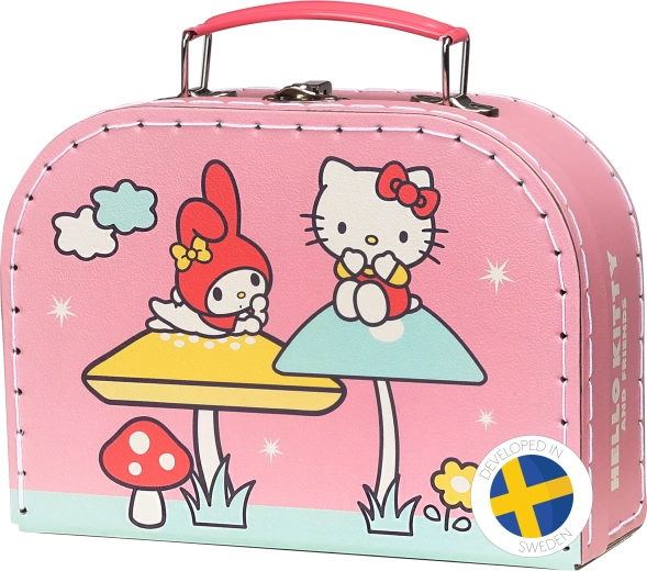 Vaikiškas lagaminėlis Hello Kitty žaislams laikyti 20 cm