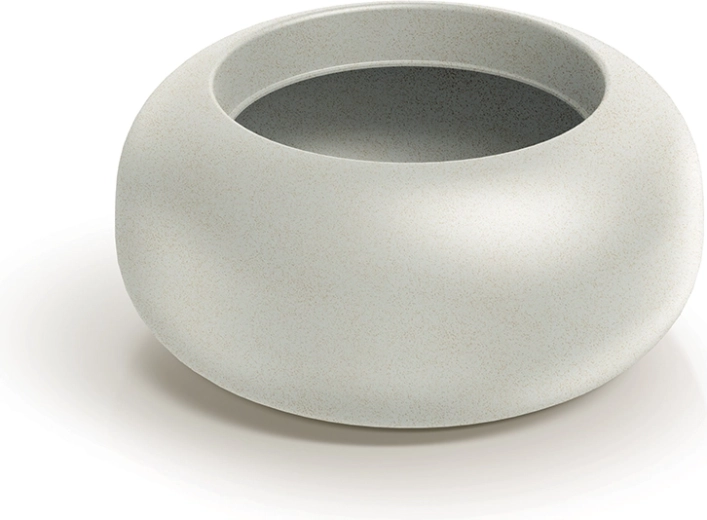 gėlių dubuo ULPHO BOWL 48 cm – smėlio spalvos, lauko ir vidaus vazonas