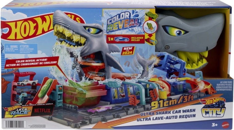 Hot Wheels City Ultra automobilių plovykla „Ryklys“
