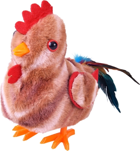 Žengia ir mojuoja sparnais