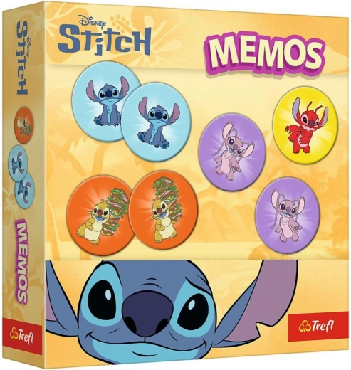 Popierinis „Lilo & Stitch“ atminties žaidimas (pexeso) – šeimos atminties žaidimas