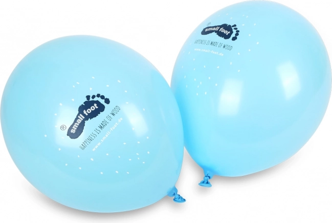 Small foot reklaminiai balionai iš natūralaus latekso 10 vnt.