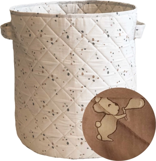 Petú Petú quilted storage basket teddy