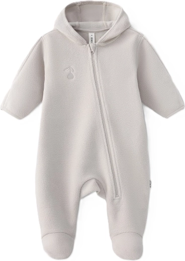 Fleece jumpsuit LEOKID Tony sand shell, size 74