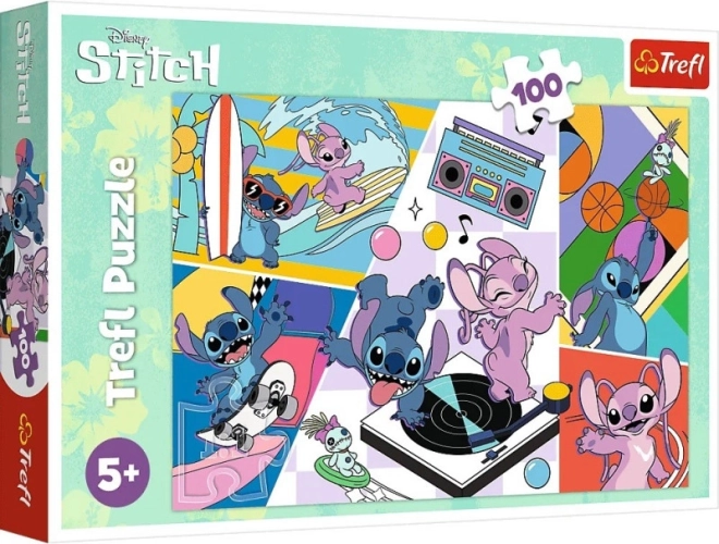 Dėlionė 100 detalių Lilo ir Stitch Disney Trefl