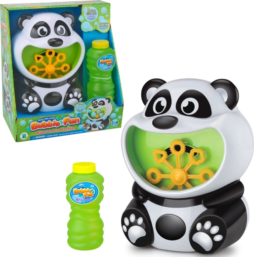 Bubble Fun didelis burbulų aparatas Panda su 236 ml papildymu