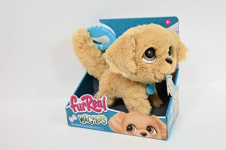 FurReal WaggLots vaikštantis auksaspalvis retriveris su pavadėliu