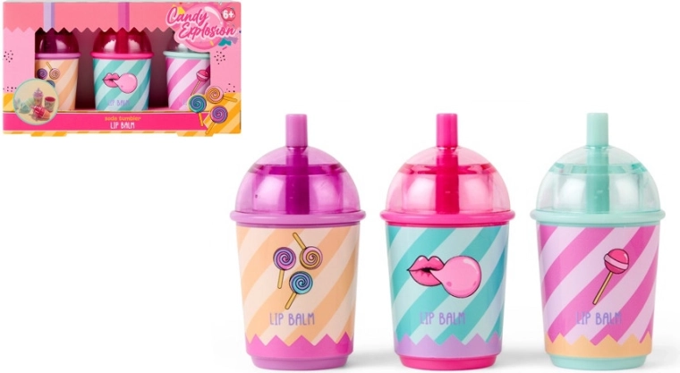 Create It! Candy lip balm in a cup – set of 3 pcs