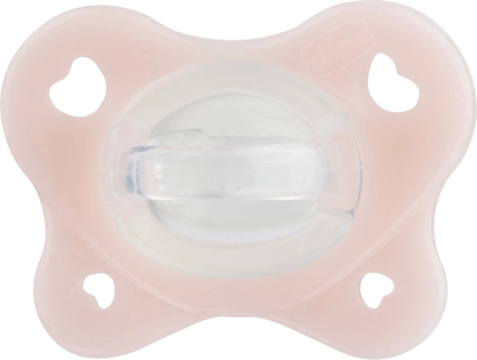 Chicco PhysioForma Dual Soft pink pacifier for babies 0–2 months - 1 piece