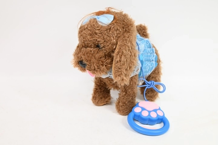 Interactive Plush Puppy on a Leash
