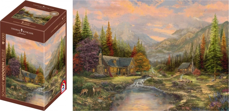 Medinė dėlionė Sierra Paradise 1000 detalių SCHMIDT