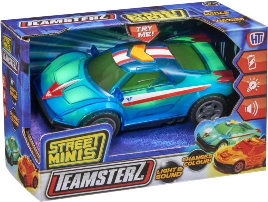 Teamsterz automobilis su tikroviškais garsais ir šviesos efektais