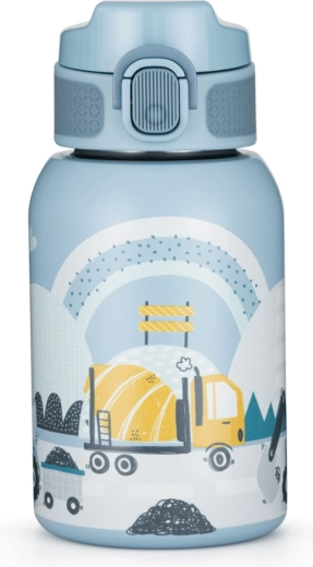 Petite&Mars nerūdijančio plieno termogertuvė su šiaudeliu 350 ml work zone 12 mėn.+