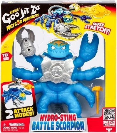 Goo Jit Zu Hydro-sting Battle scorpion – itin elastinga veiksmo figūrėlė – 1 vnt.