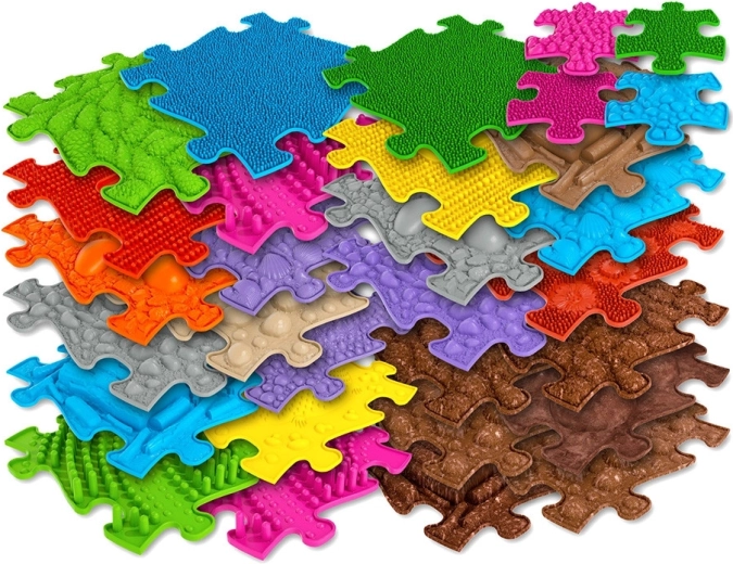 Puzzle system for creating your own path