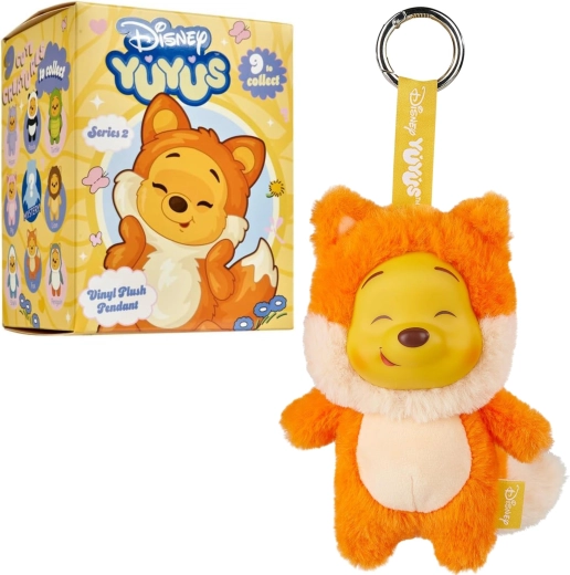 Disney YuYus Surprise Plush Keychain Winnie the Pooh Series 2, 15 cm - 1 piece