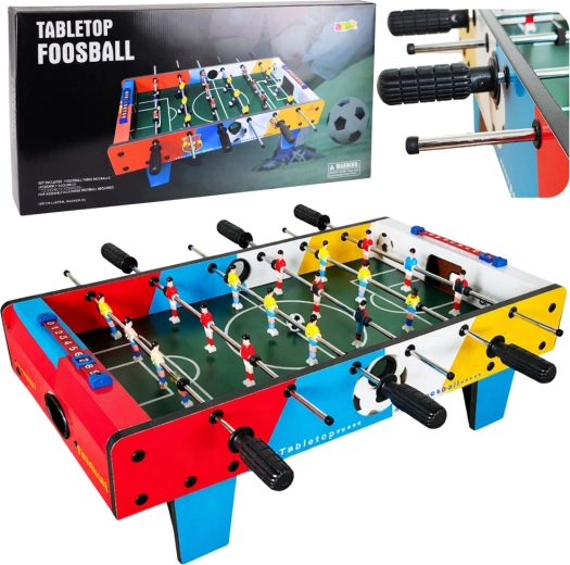 Mini tabletop foosball 69 cm with 2 balls