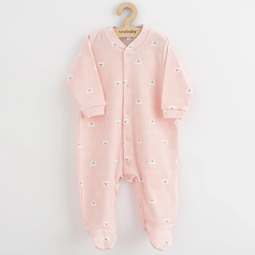 Infant romper New Baby Classic II teddy bear white