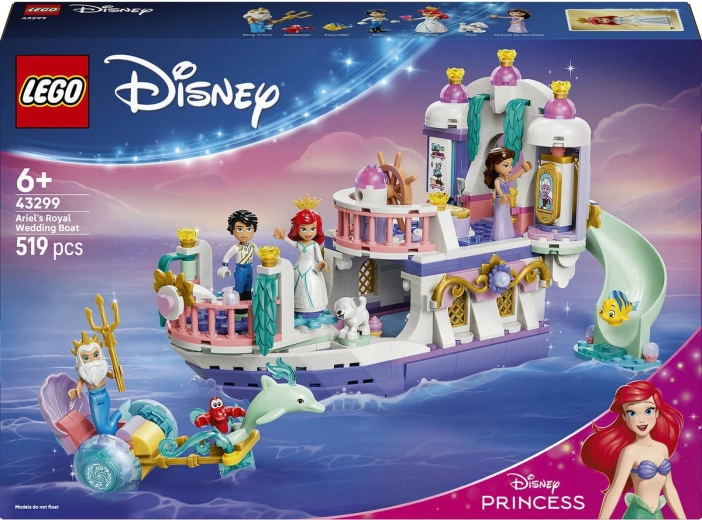LEGO Disney princesės Arielės karališkasis vestuvių laivas