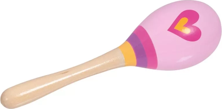Goki wooden maraca (pink)