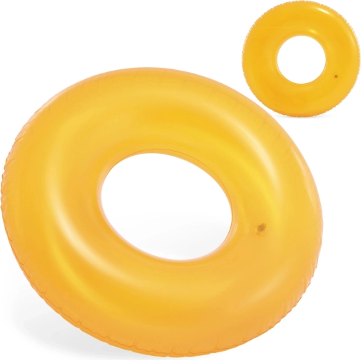 Pripučiamas plaukimo ratas 76 cm INTEX – oranžinis