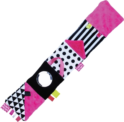 Moms care sensory fold-out book - pink