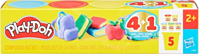 Play-Doh modelino rinkinys, 5 indeliai