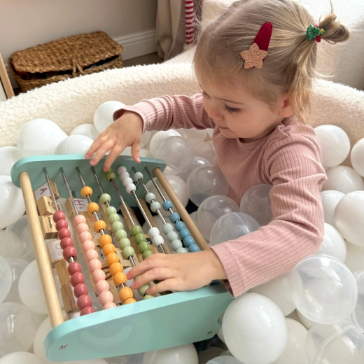 Counting with colorful beads
