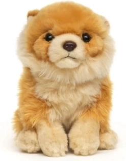 Pliušinis šuniukas pomeranijos špicas (eco-friendly) 13 cm