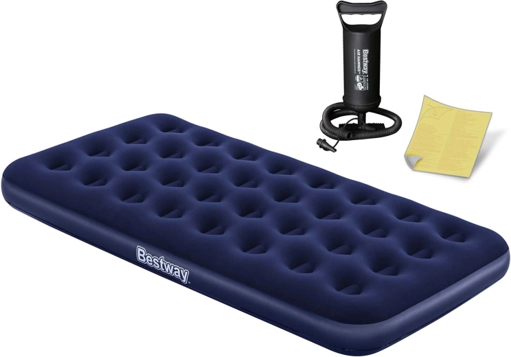 Pripučiama čiužinio lova 188 × 99 × 22 cm su svirtine pompa BESTWAY