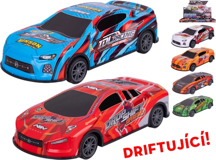 Driftuojantis inercinis automobilis 17,5 cm