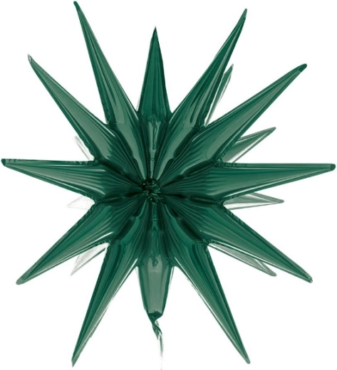 Foil 3D Star Balloon – Bottle Green 50 cm