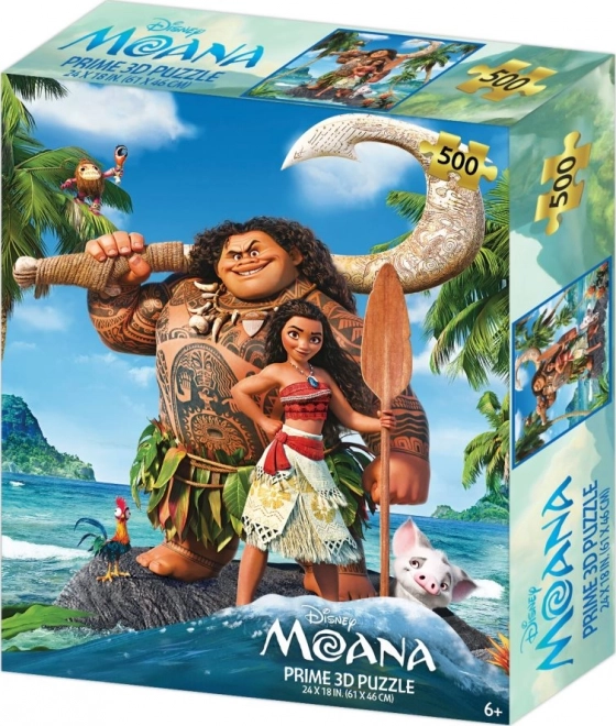 3D dėlionė MOANA – 500 dalių