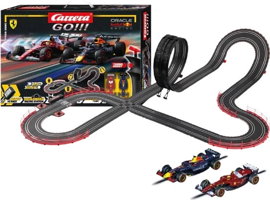 Lenktynių trasa Carrera GO Speed Zone 6,3 m su F1 Ferrari ir Red Bull