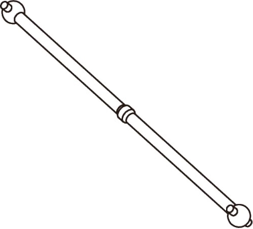 Priekinis varantysis velenas BL8 (2 vnt.)