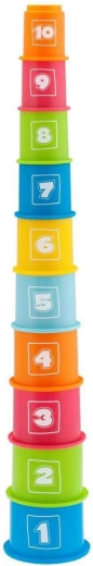 Chicco sudedami puodeliai su skaičiais (10 vnt.) 9 mėn.+