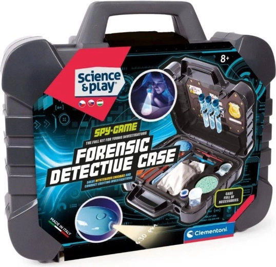 Clementoni Science & Play detective case with sound effects