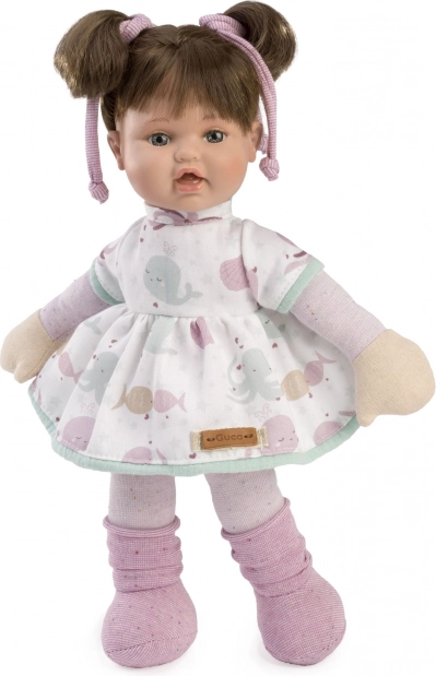 Mano pirmoji lėlė su minkštu medžiaginiu kūneliu, 36 cm, GUCA