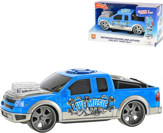 Sports musical dancing jeep toy car with light and sound, battery-powered - 1 piece