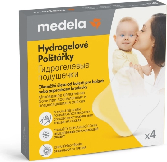 Hidrogeliniai spenelių pagalvėlės MEDELA 4 vnt.