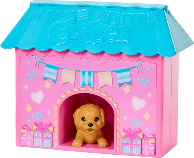 Doghouse that turns into a party stand
