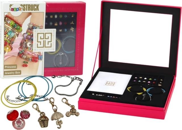 Creative set for making bracelets and jewelry for kids