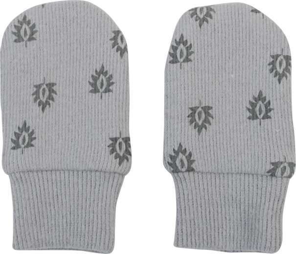 LODGER scratch mittens for babies Print Rib Sharkskin