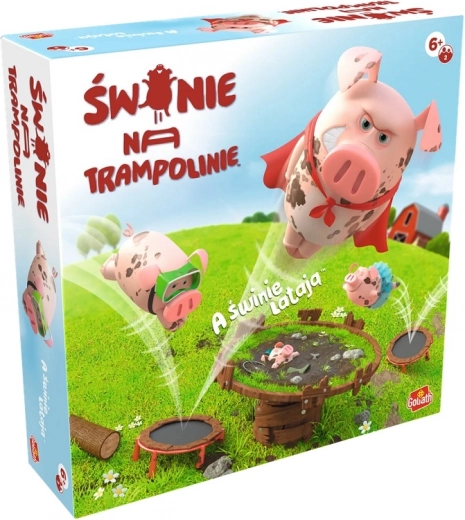 Kiaulės ant batuto – linksmas šeimos žaidimas nuo PLAYMONSTER