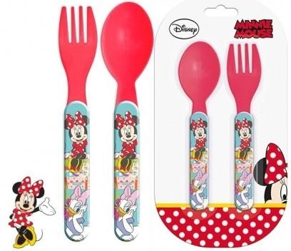 Plastikiniai stalo įrankiai Minnie – 1 vnt.
