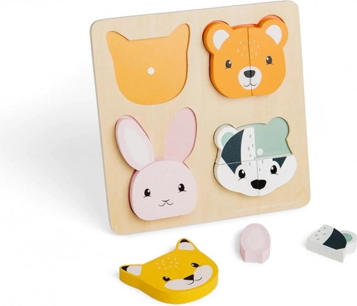 Wooden Insert Puzzle with Counting Bigjigs Toys