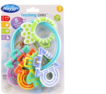 Playgro kramtukas su pastelinių spalvų formomis