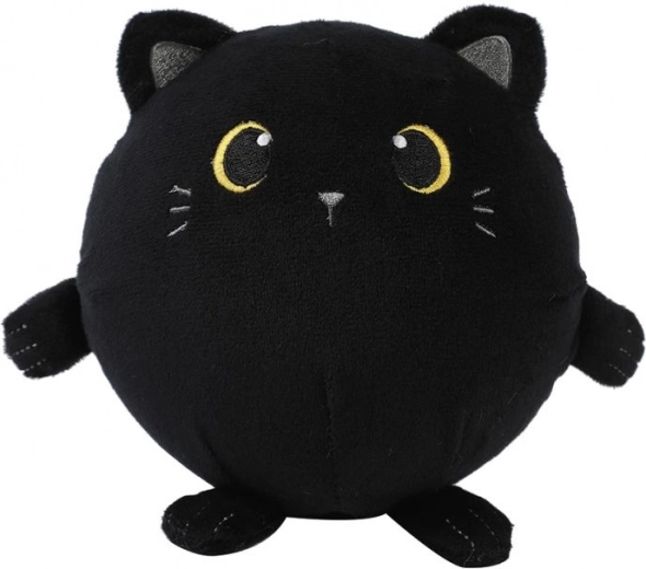 Squishy pliušinis žaislas juodas kačiukas 15 cm