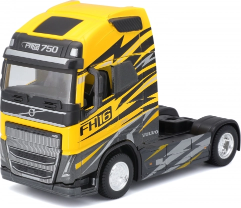 Bburago vilkikas VOLVO FH16 Globetrotter 750 XXL 1:43 geltonas